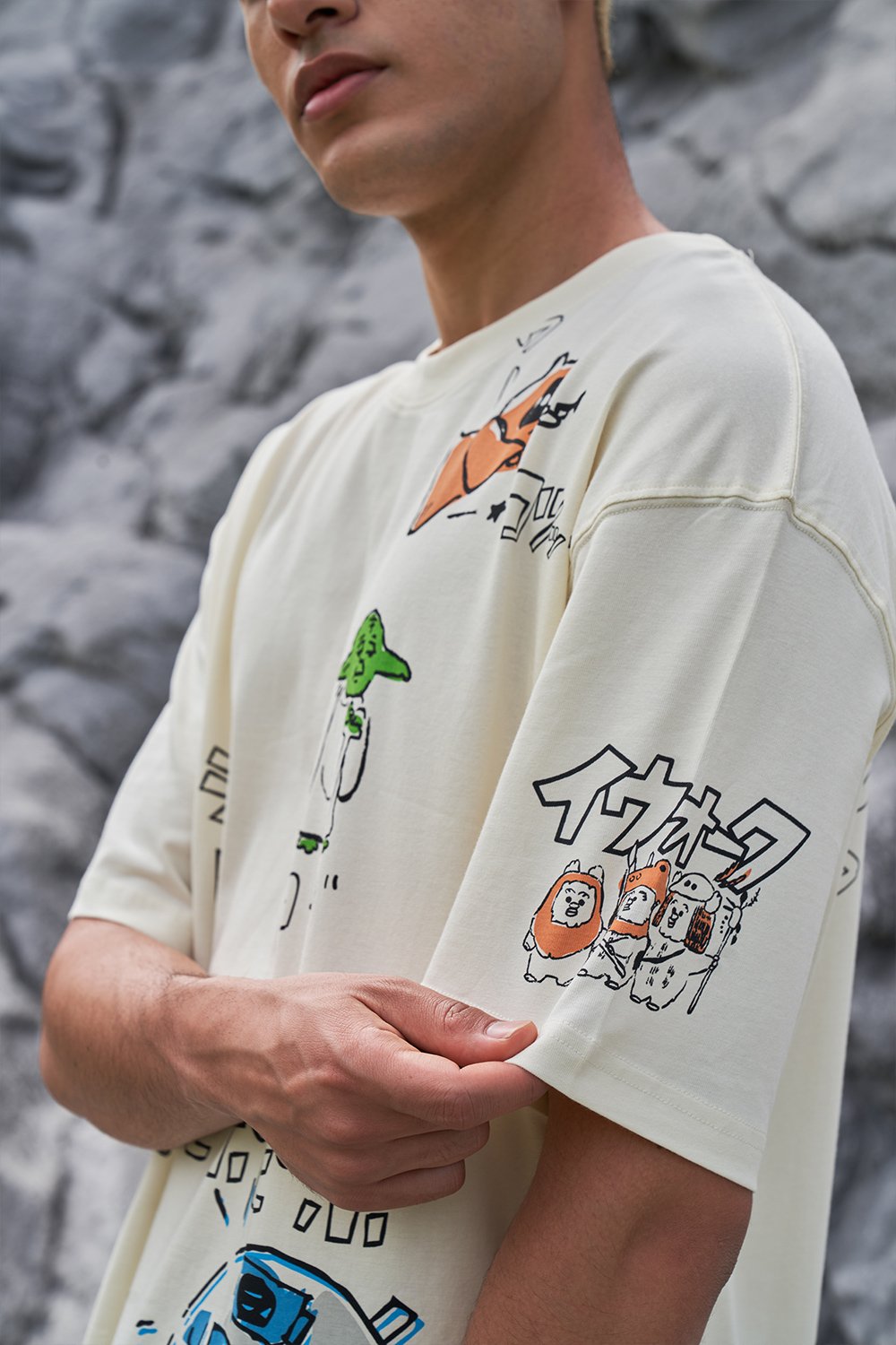 BONKERS CORNER - Star Wars Sketch Oversized T Shirt