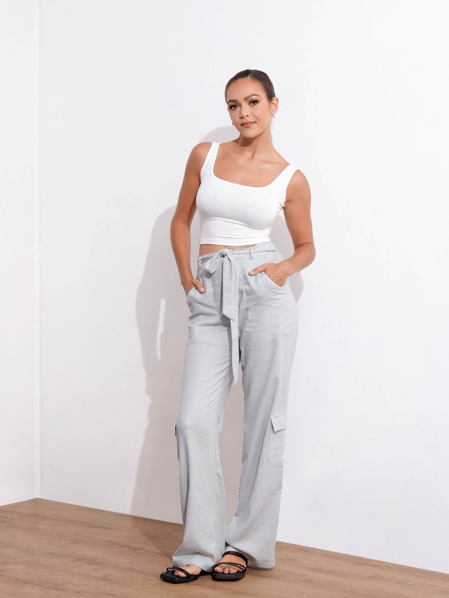 MIMOSA - Front Tie Up Cargo Pant