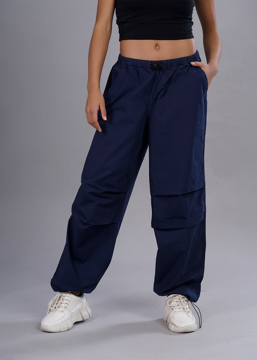 Pronk - Parachute Pants For Women - Classic Navy