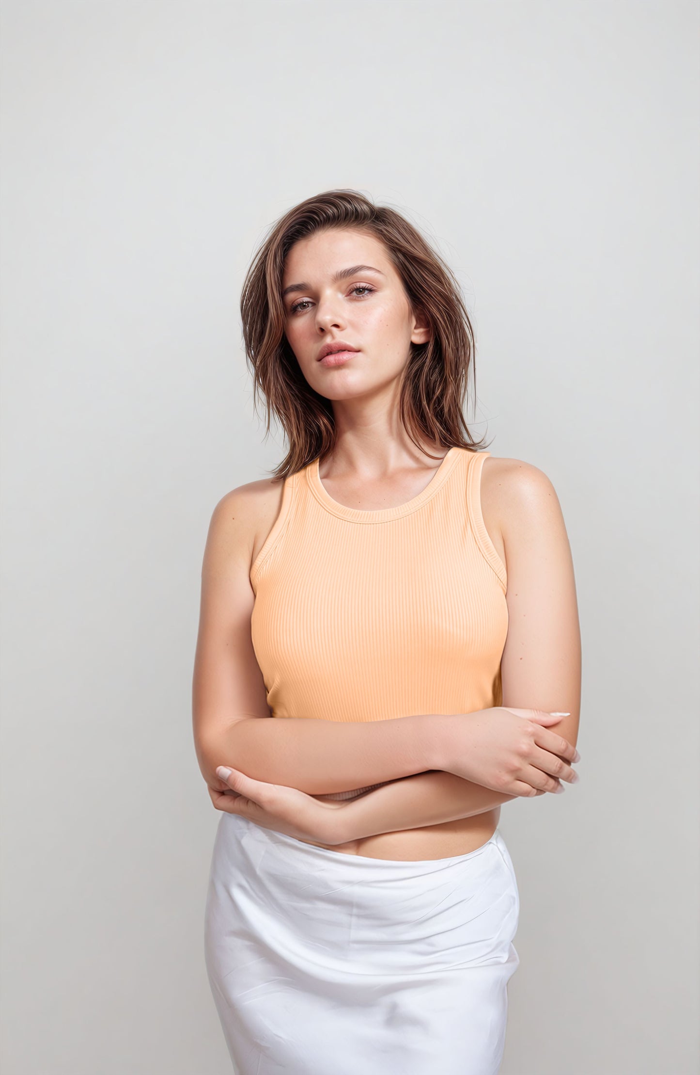 MYWISHBAG - MWB Ribbed Vest Top