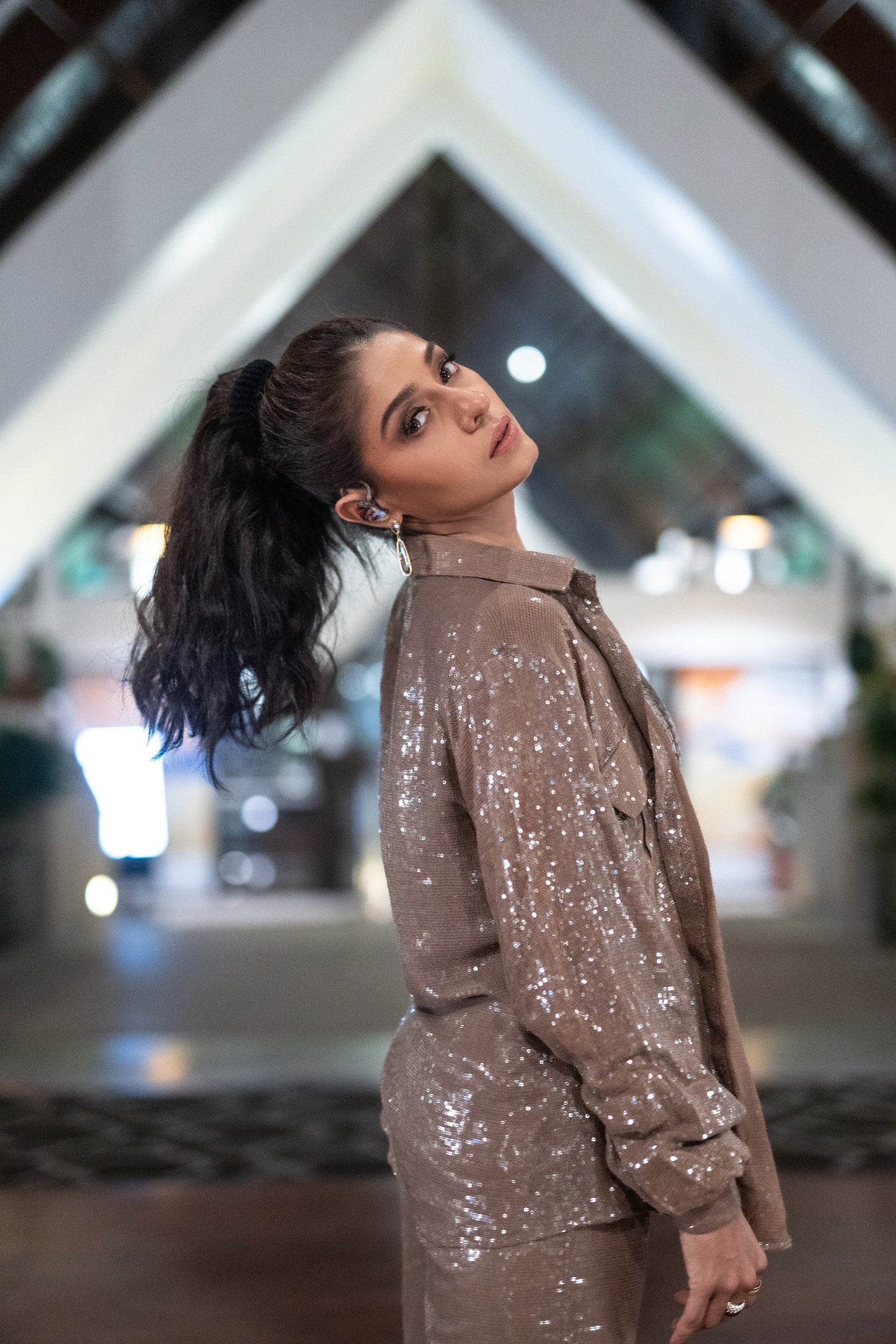 Torqadorn - Grey Sequins Shirt