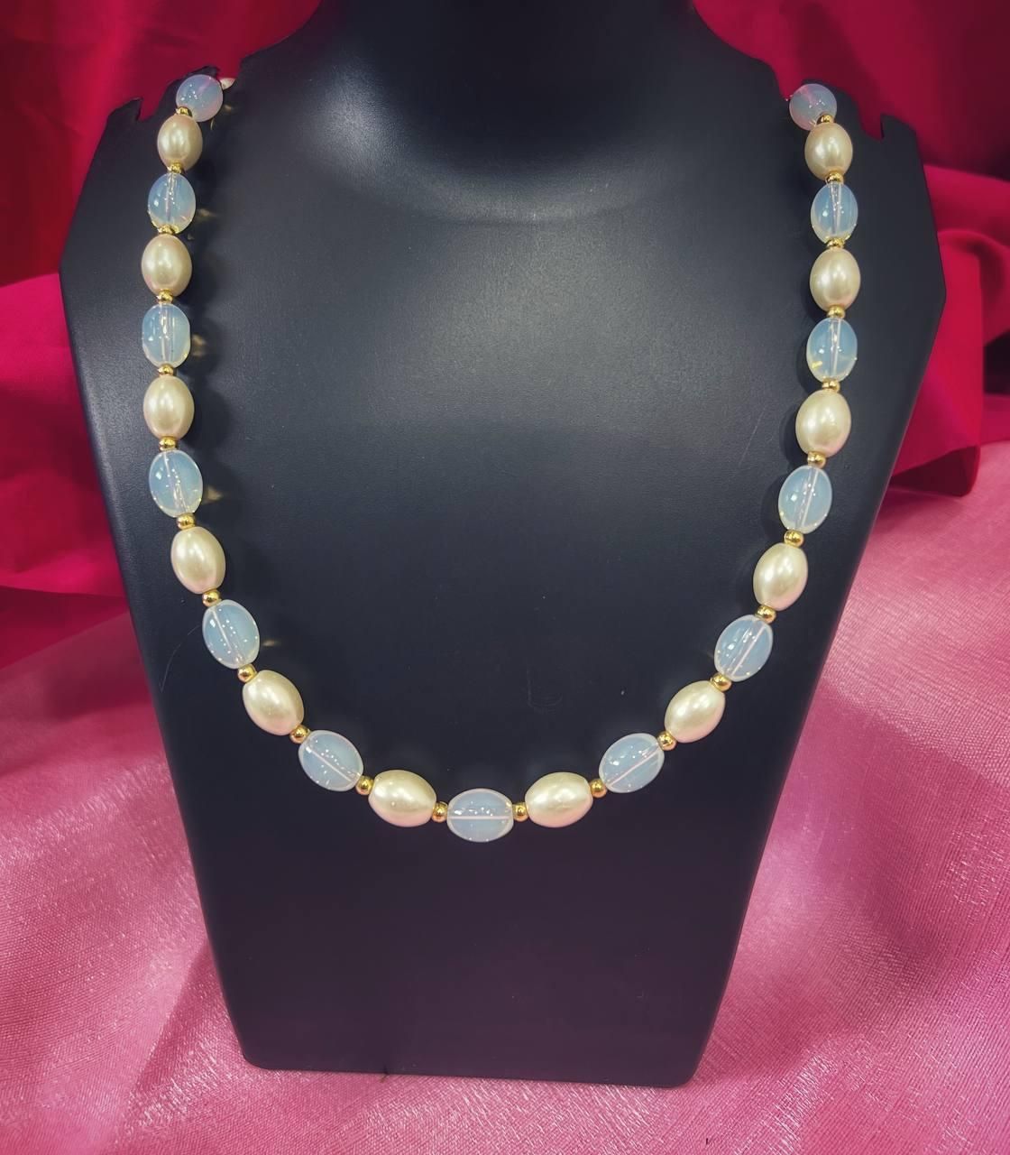 MALA Pearl Gold Plated Necklace