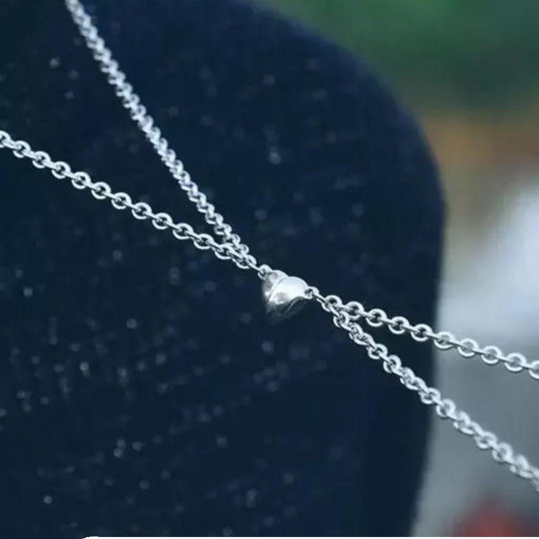 Fashion Couple Heart Necklace For Women and Men