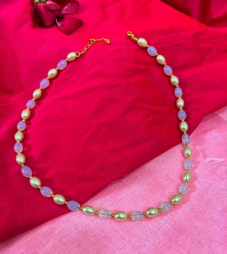 MALA Pearl Gold Plated Necklace
