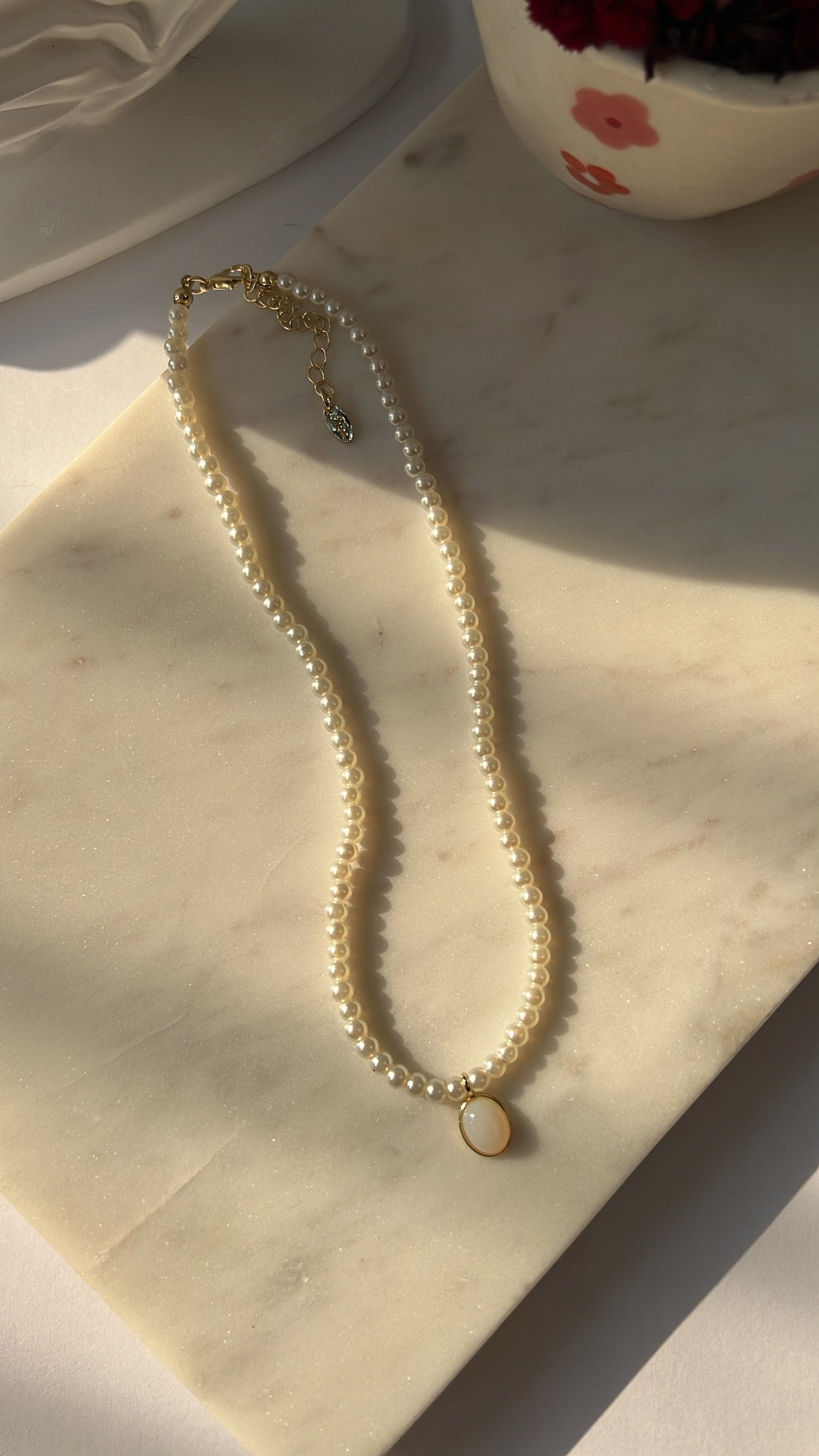 Ace Pearl Neckpiece