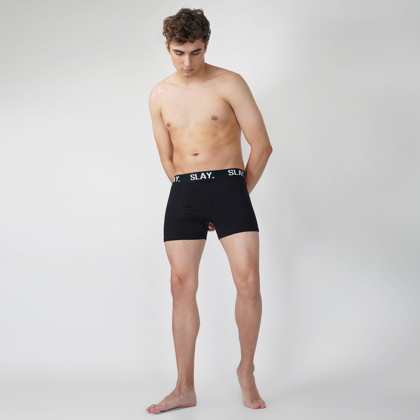 Clothing to Slay - SLAY. Men's Black Underwear Trunks