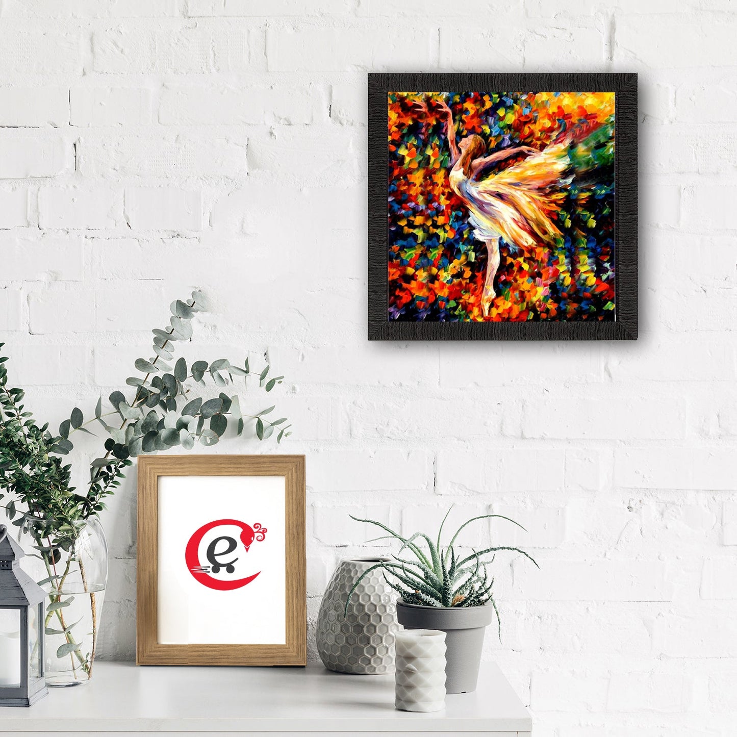 Beautiful Angel Satin Matt Texture UV Art Painting