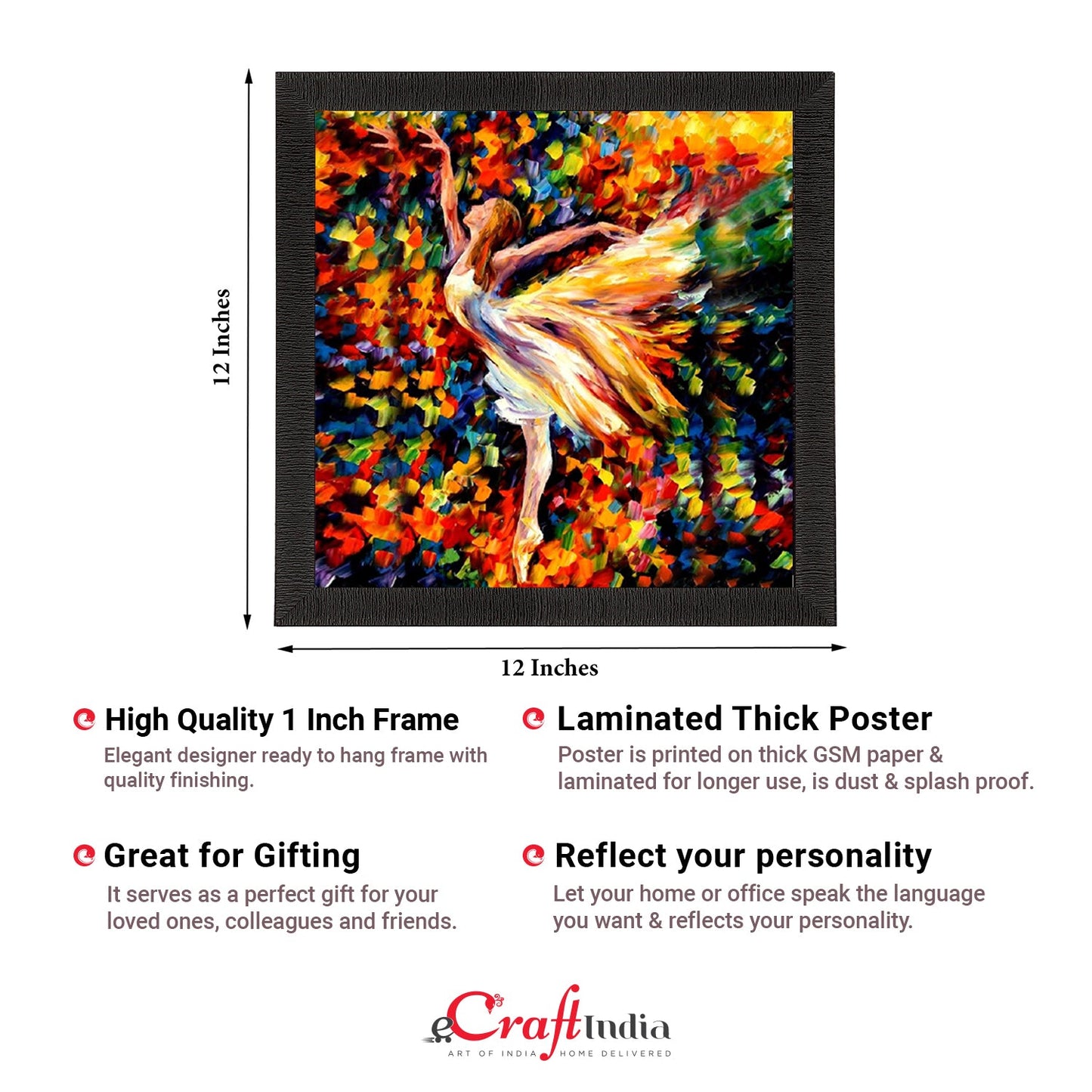 Beautiful Angel Satin Matt Texture UV Art Painting