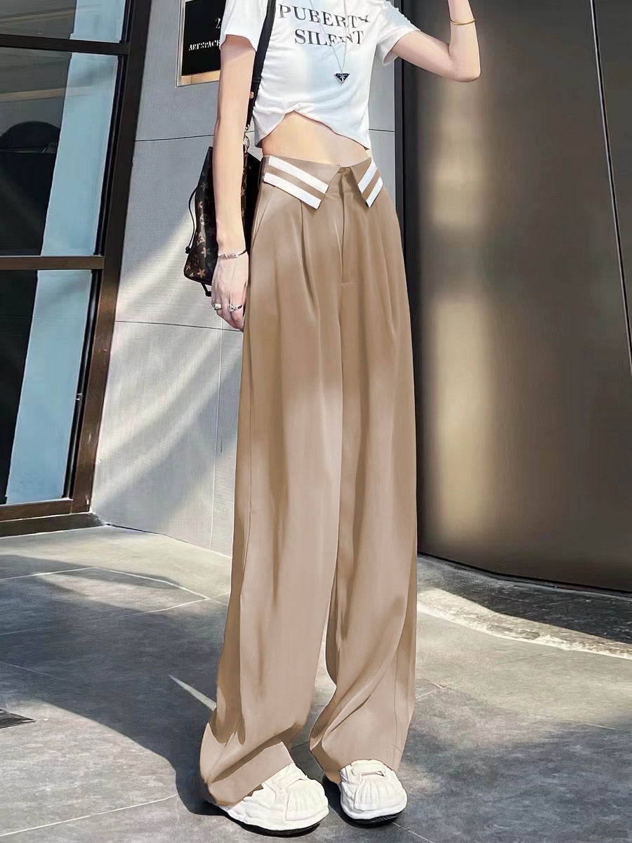 OFF DUTY INDIA - Collar Belt Korean Baggy Pant