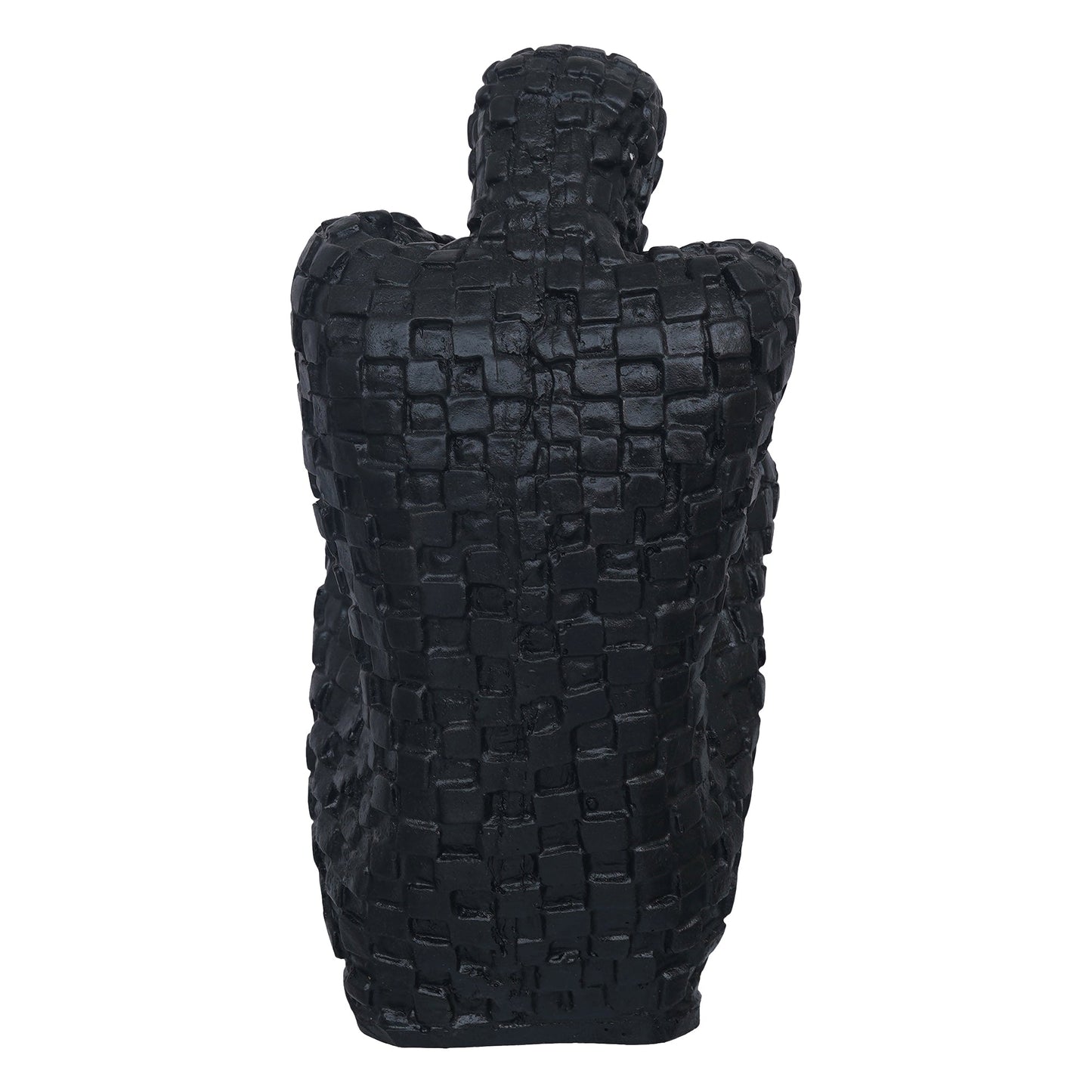 Shoppers Point India Black Polyresin Handcrafted Thinking Man Statue Human Figurine