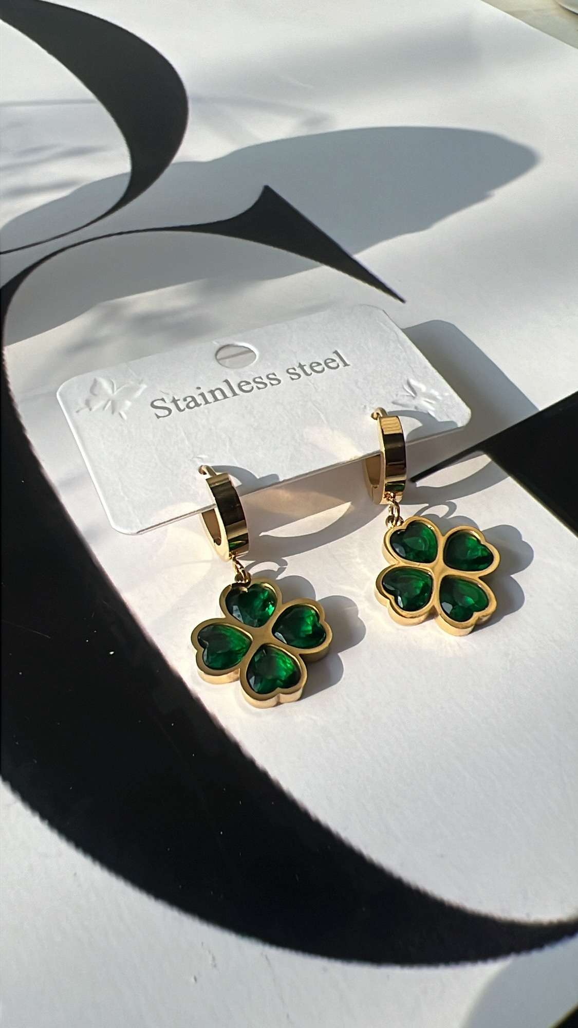 Green Emerald Bryce Earrings