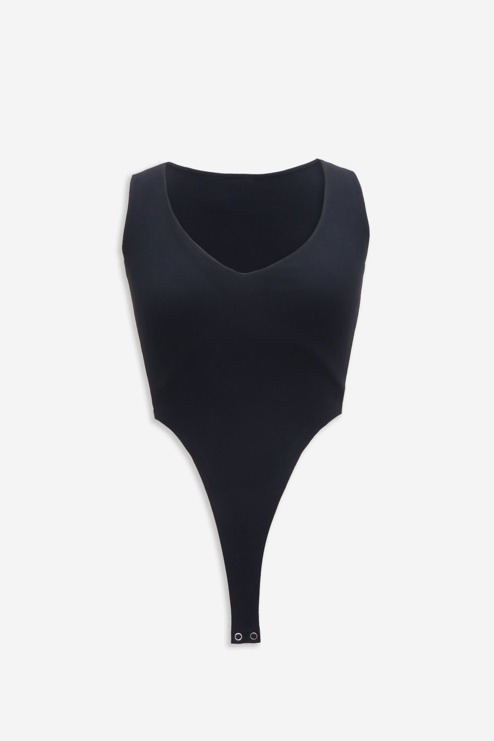 Beeglee - Black Plunging V Bodysuit