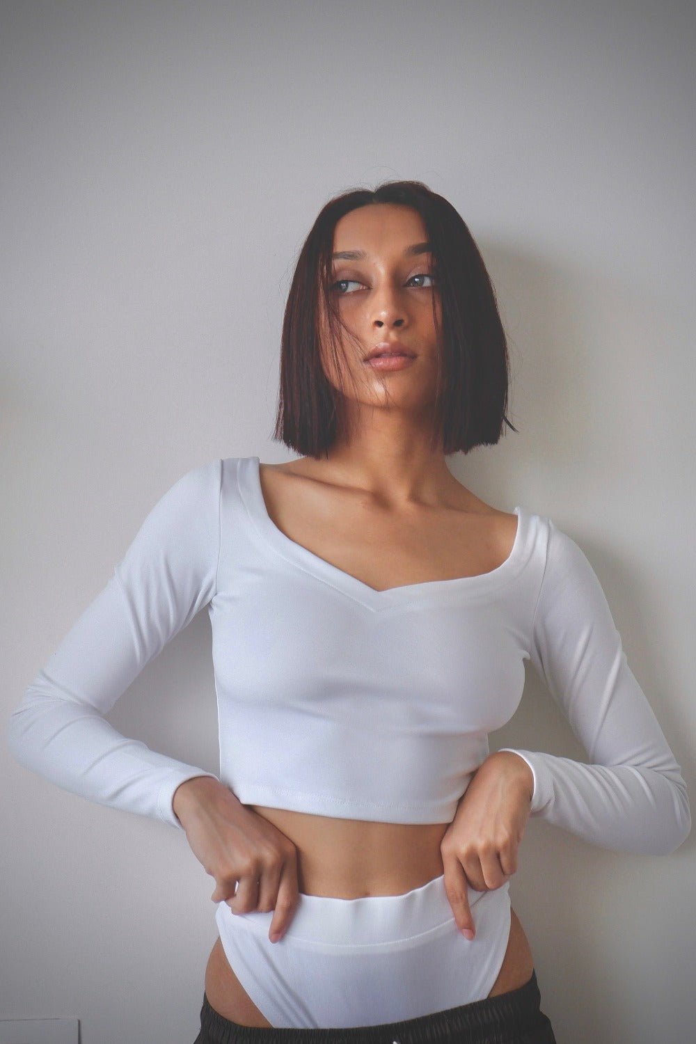 White Xoxo Top