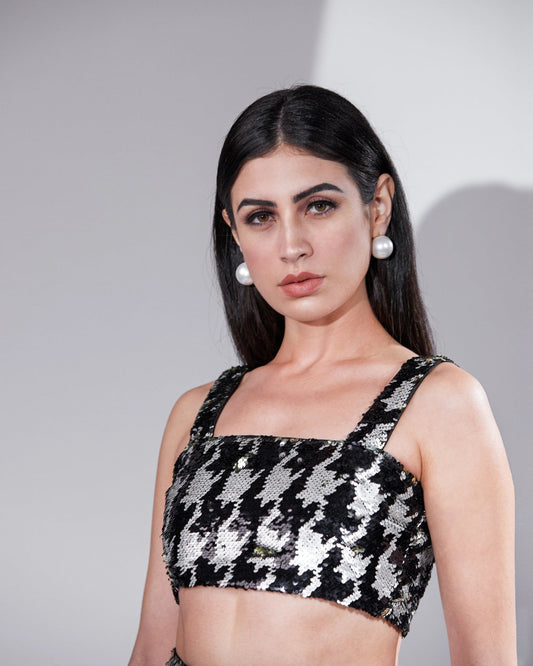 Noir crop top