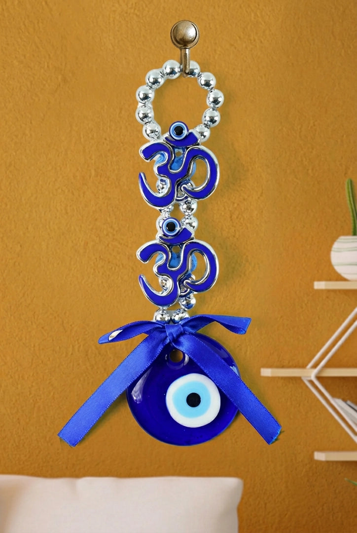 Wall Hanging Blue Synthetic Resin Wall Art