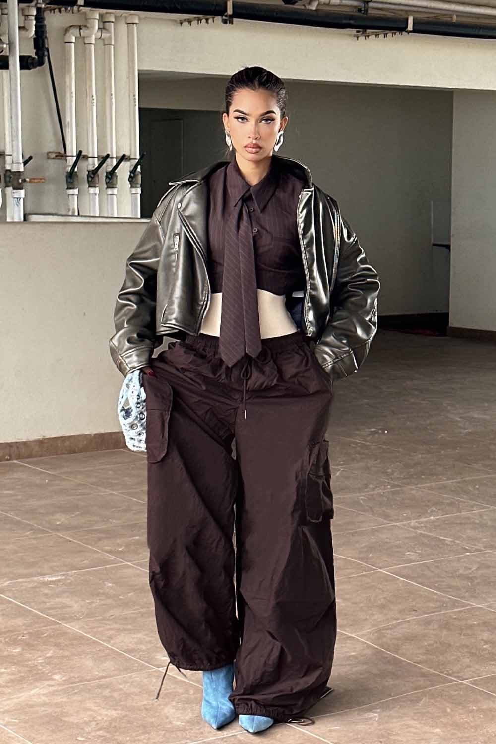 Brown Tactical Cargo Pants