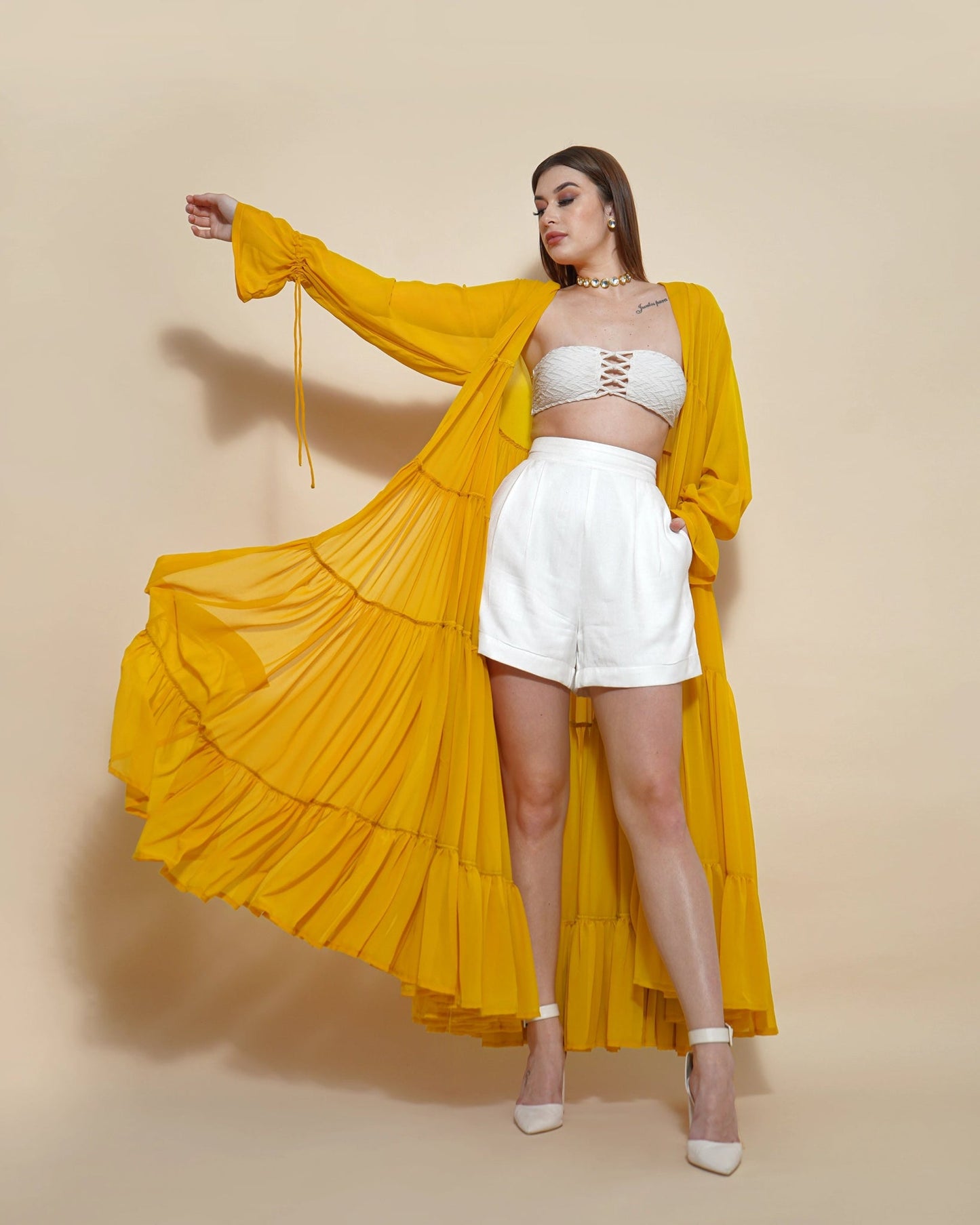 Yellow Lyla Shrug
