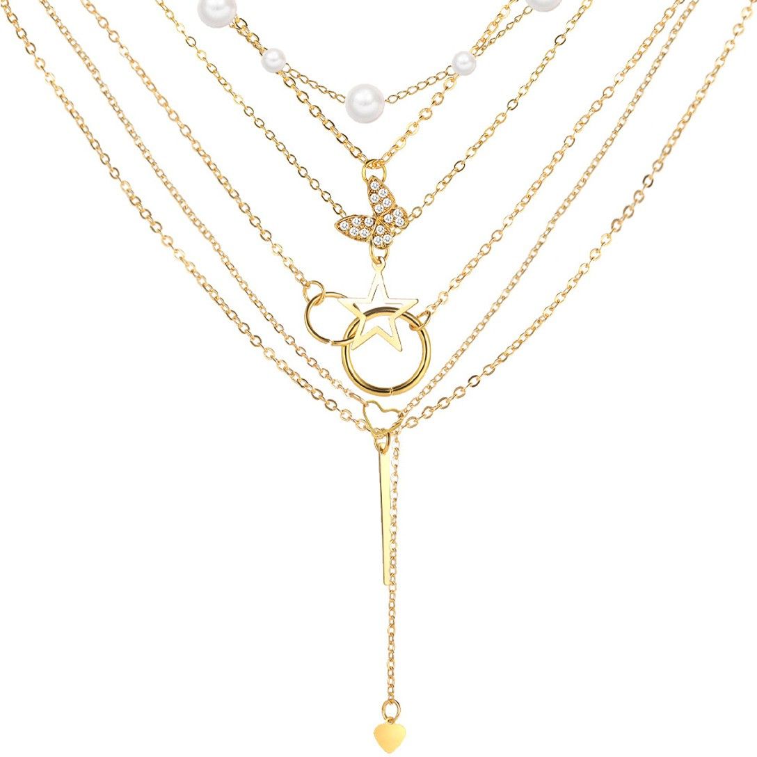 Harmony Ensemble Gold-Plated Necklace Set