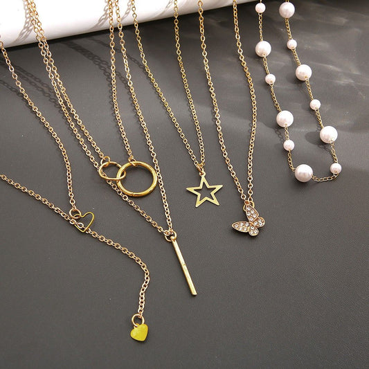 Harmony Ensemble Gold-Plated Necklace Set
