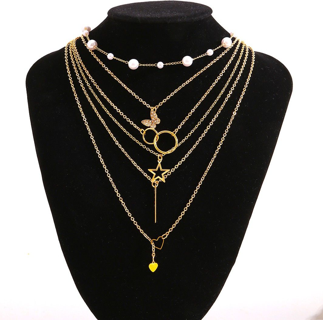 Harmony Ensemble Gold-Plated Necklace Set