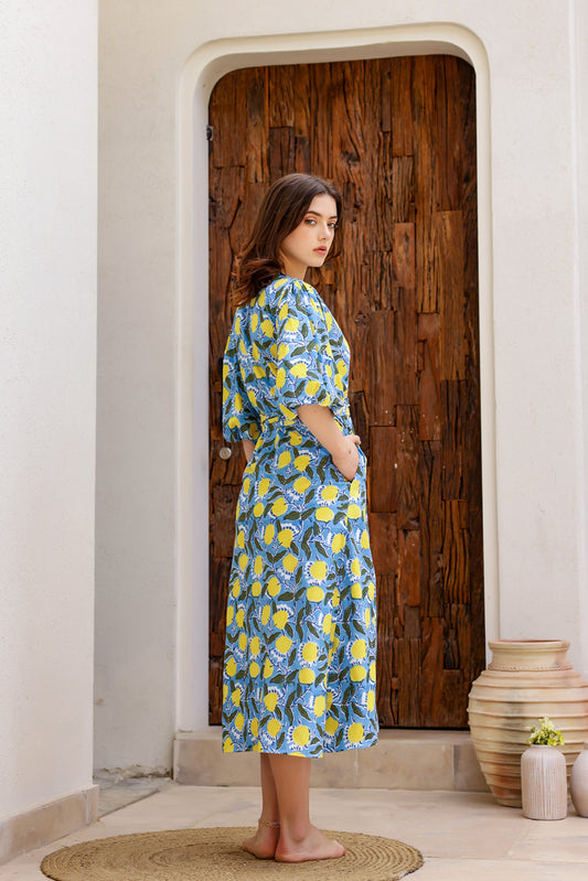 Lulu - Lemon Love Wrap Midi