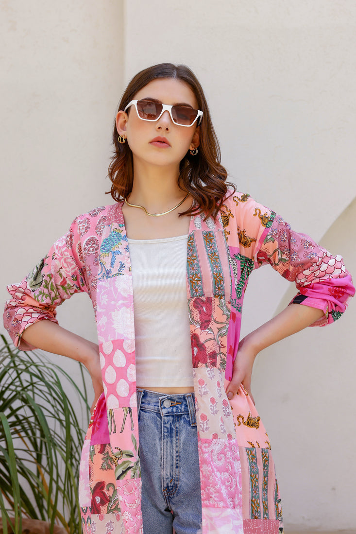 Midge - Upcycled Open Jacket