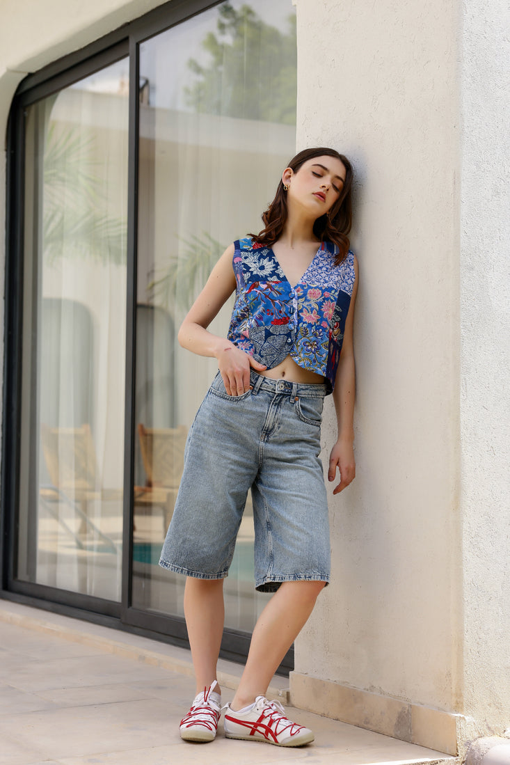 Rosa - Upcycled Vest