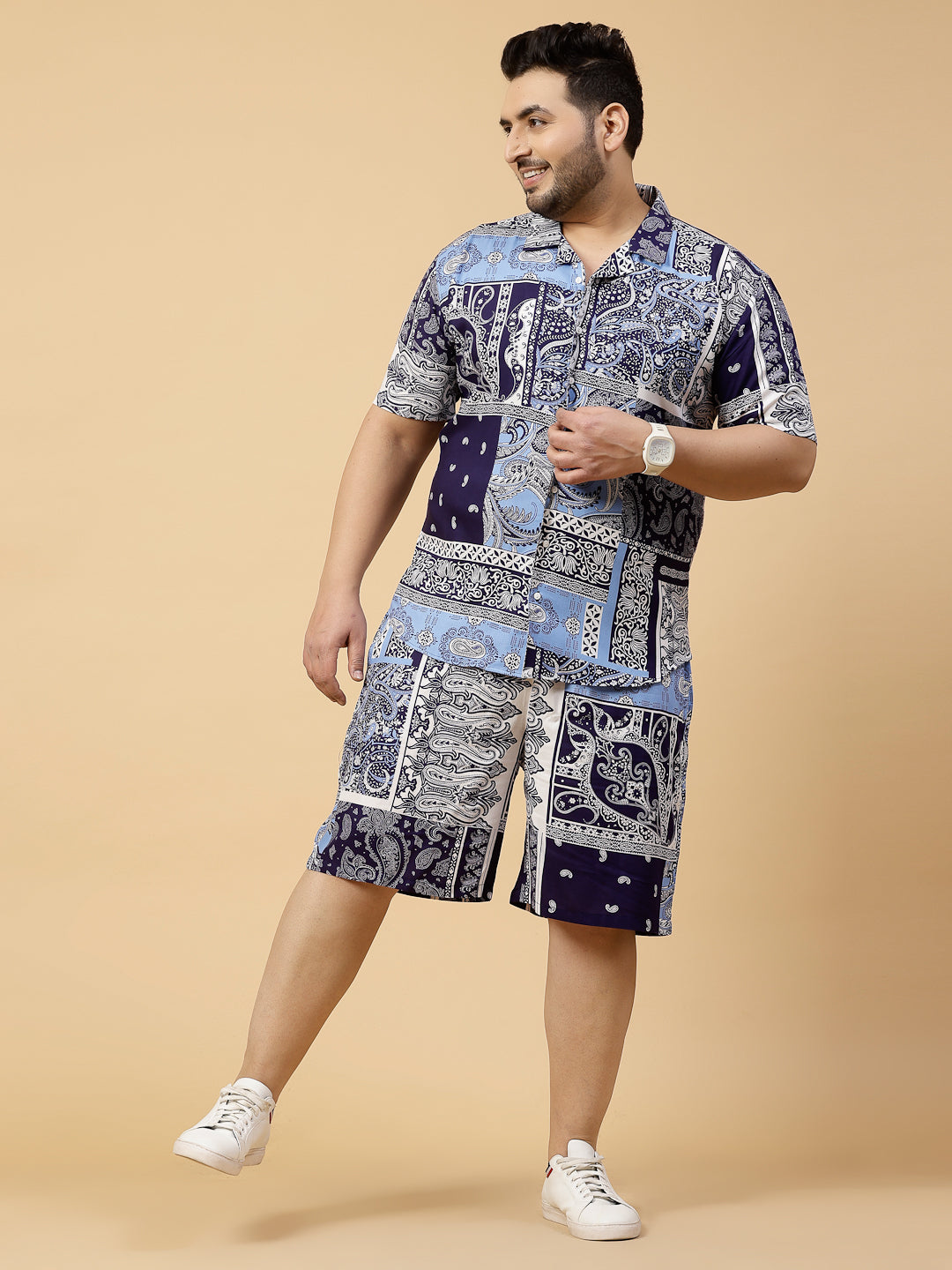 Rigo - Printed Half Sleeve Co-Ord Set