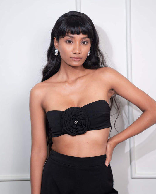 Arabellaa - Floret Bustier - Black