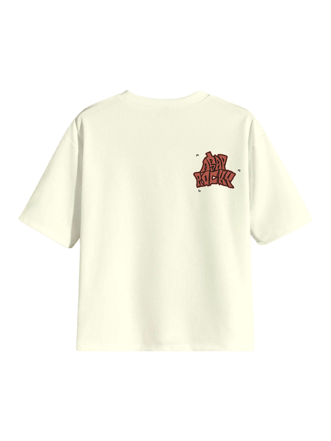Burger Bae - The Asap Rocky Cartoon Art Drop Sleeved Tee For Men And Women