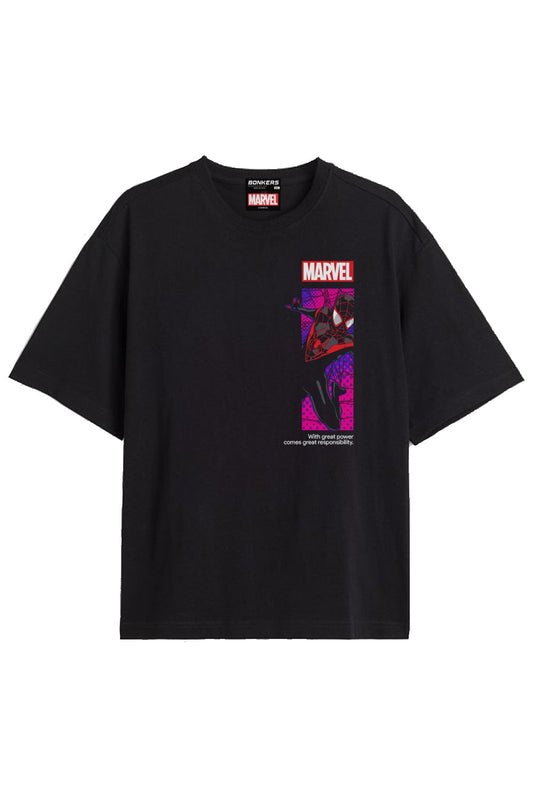 BONKERS CORNER - Spider Man Web Slinger Oversized T Shirt