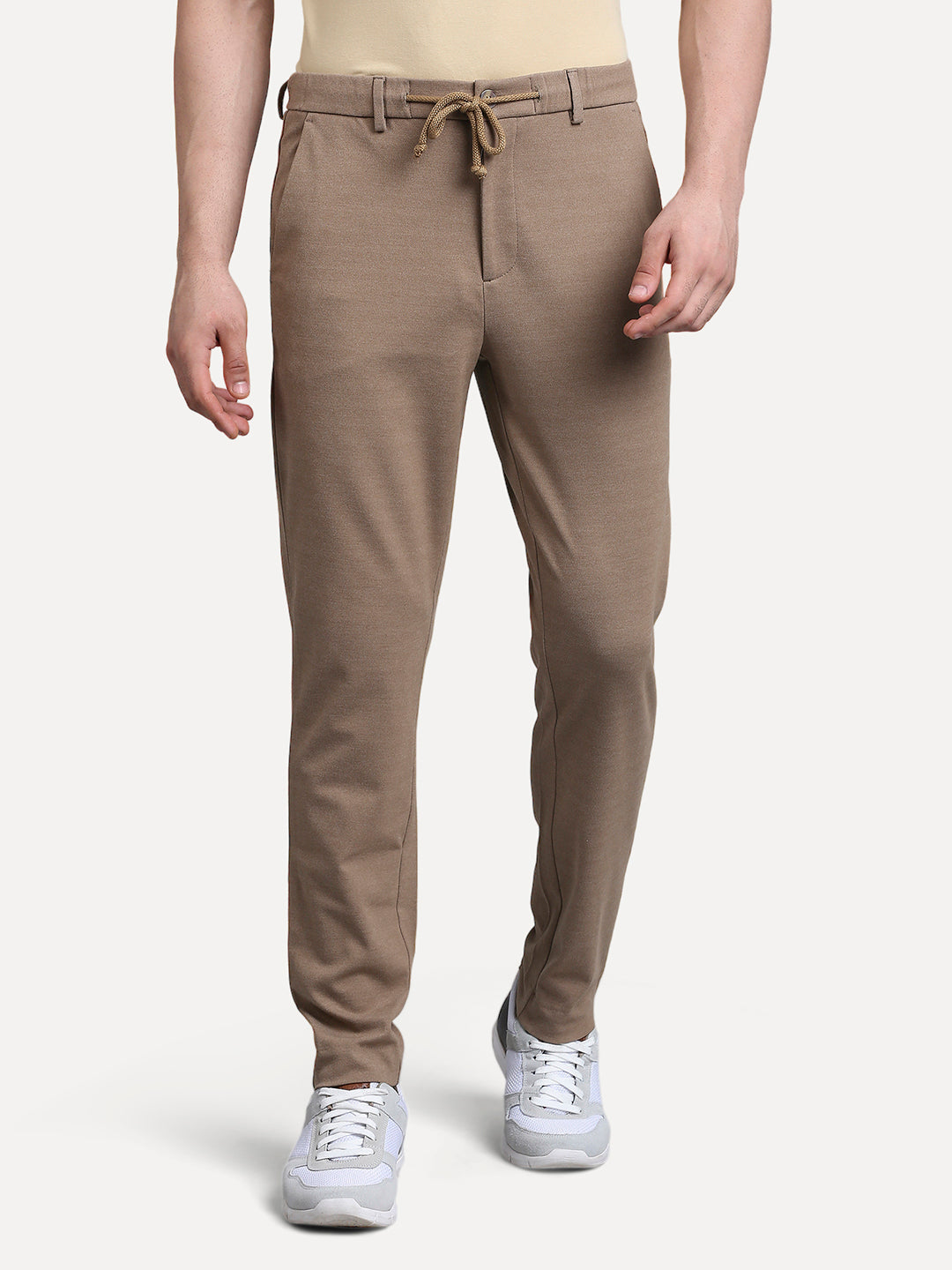 One Mile - Superflex Beige Relaxo Jogger - For Men