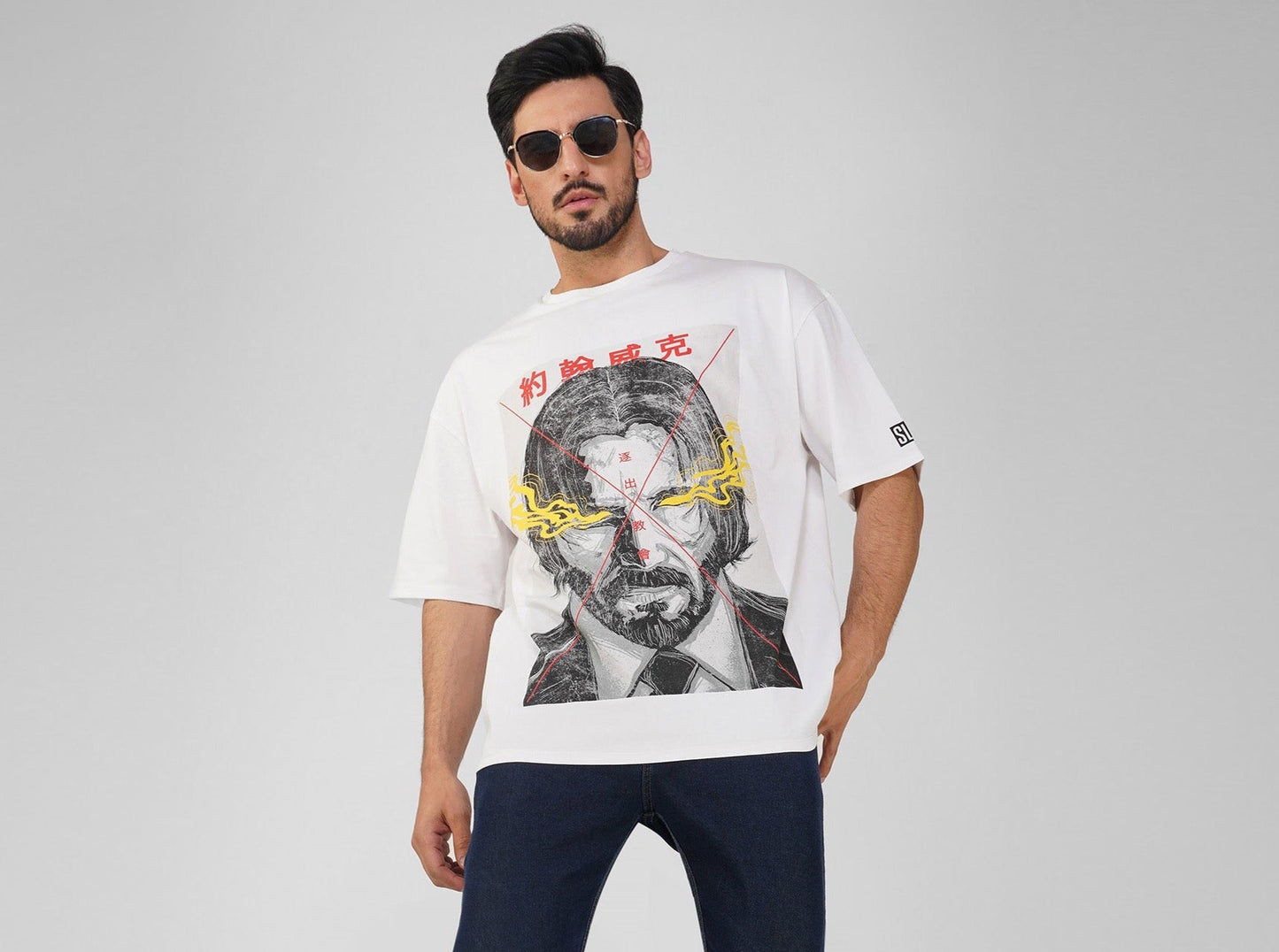 Clothing to Slay - Slay.  John Wick Oversized Drop Shoulder T Shirt