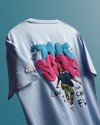 WHAT THE FLEX - Travis Oversized T-Shirt