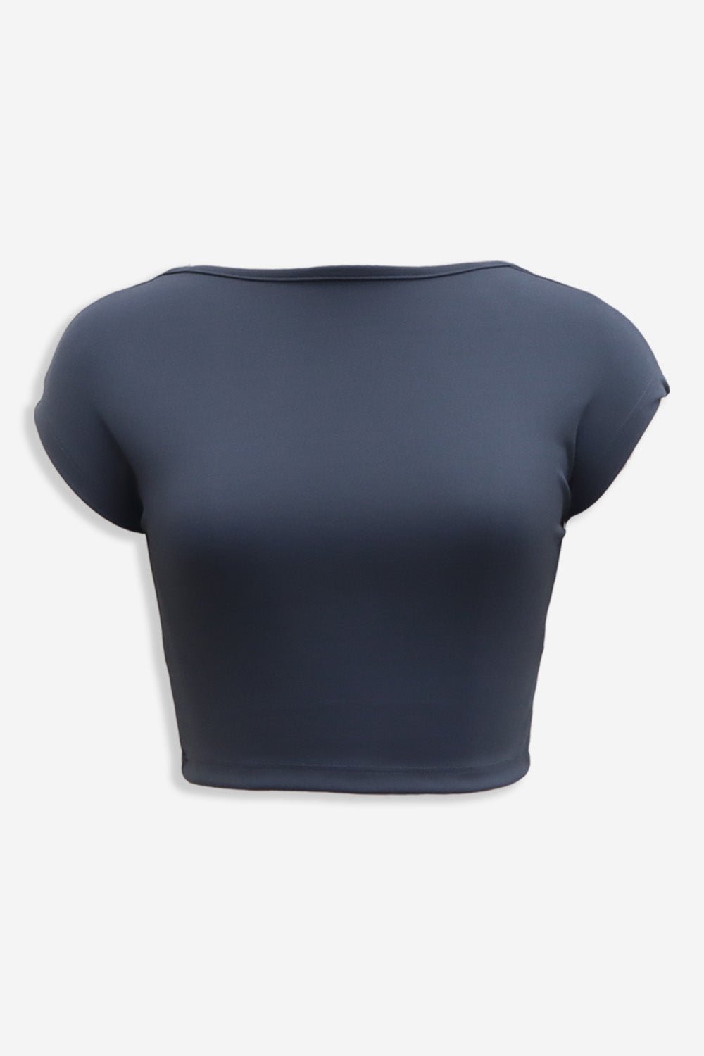 Beeglee - Dark Grey Retro Backless Tee