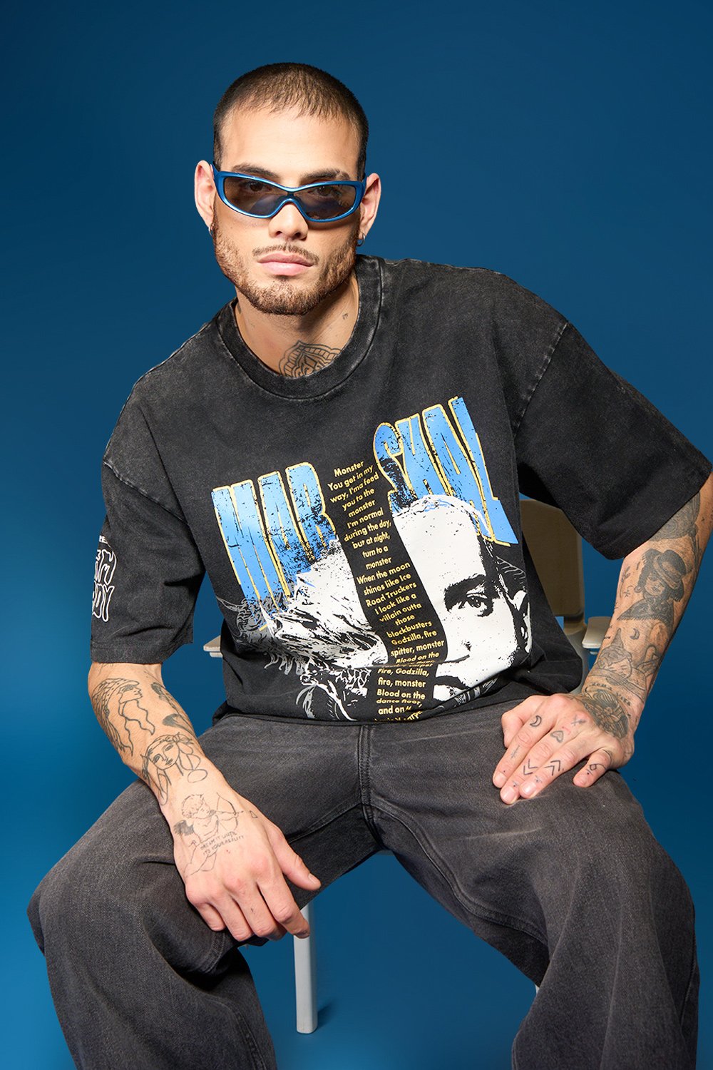 BONKERS CORNER - Slim Shady Oversized T-Shirt