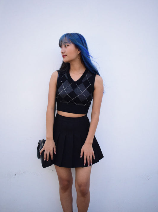 Burger Bae - Tennis Skirt Black