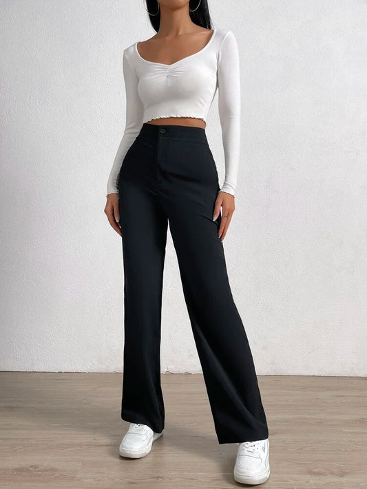 OFF DUTY INDIA - Everyday Straight leg High Waist Pants