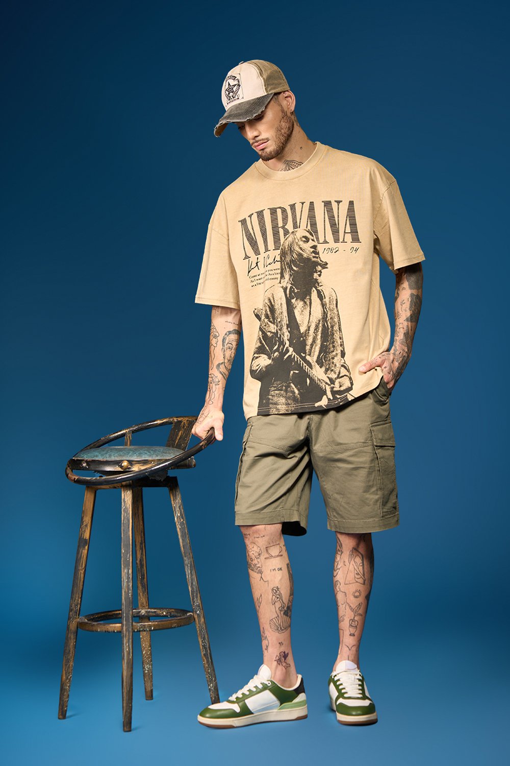BONKERS CORNER - Nirvana Oversized T-Shirt