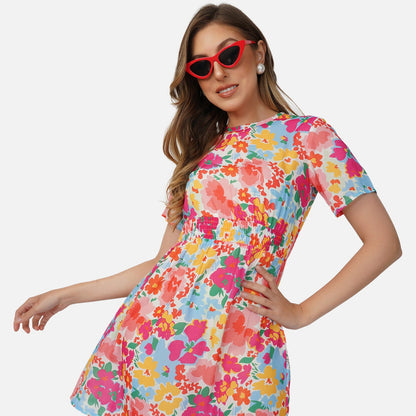 Tinted - Slay with Printed Dress
