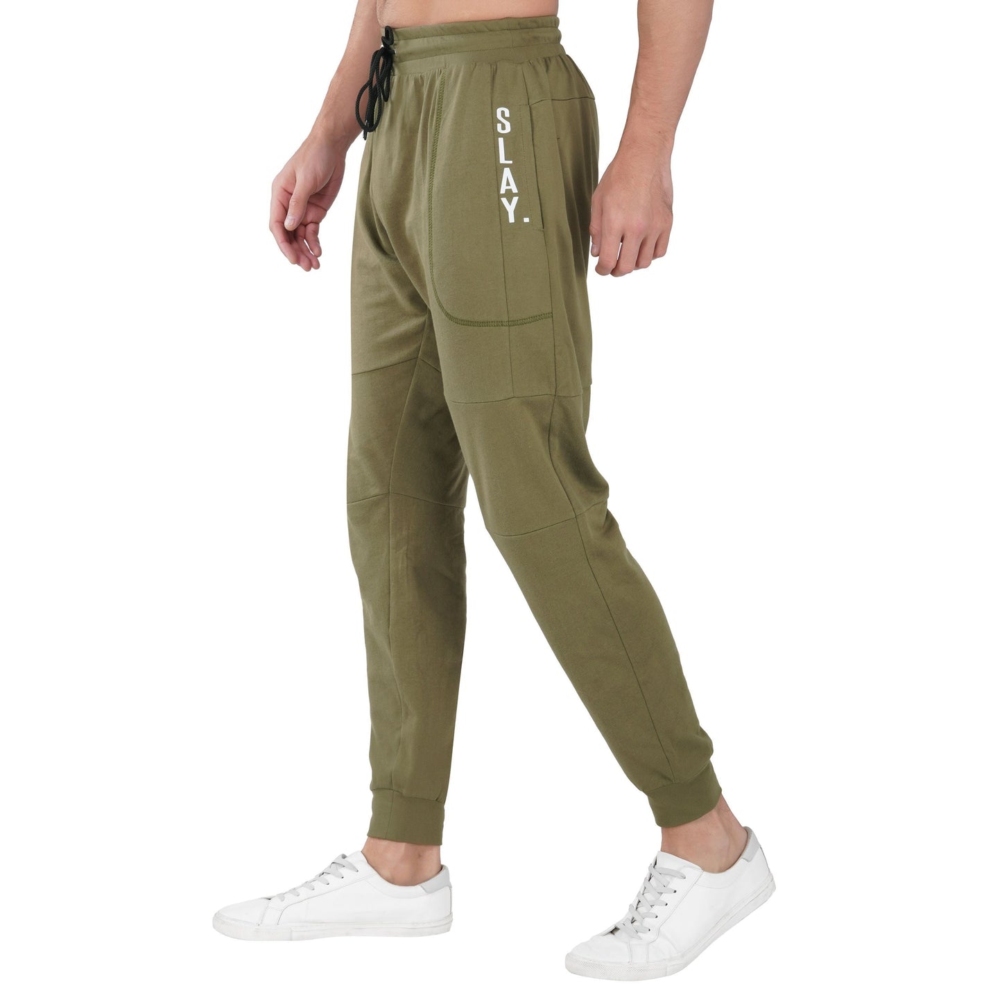 Clothing to Slay - SLAY. Men's Olive Green Joggers
