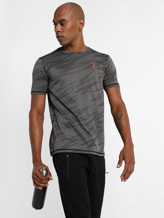 Campus Sutra - Strokes Activewear T-Shirt