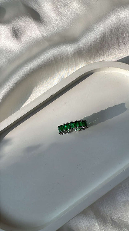 Emerald Baguette Ring