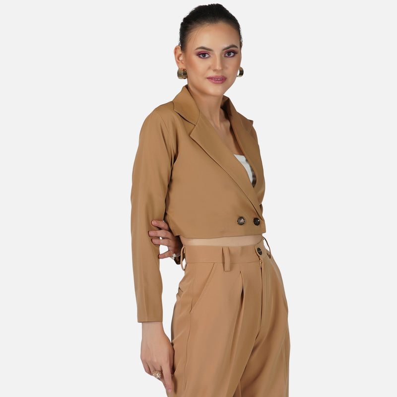 Tinted - Go-To Crop Blazer For Women
