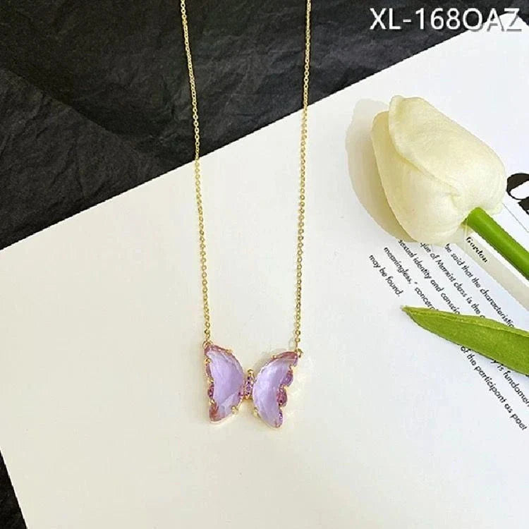 Gold Butterfly Necklace