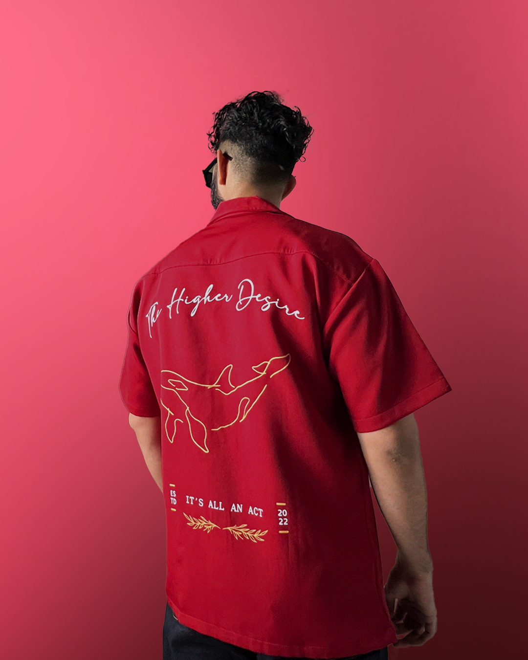 WHAT THE FLEX - The Higher Desire Bowling Shirt