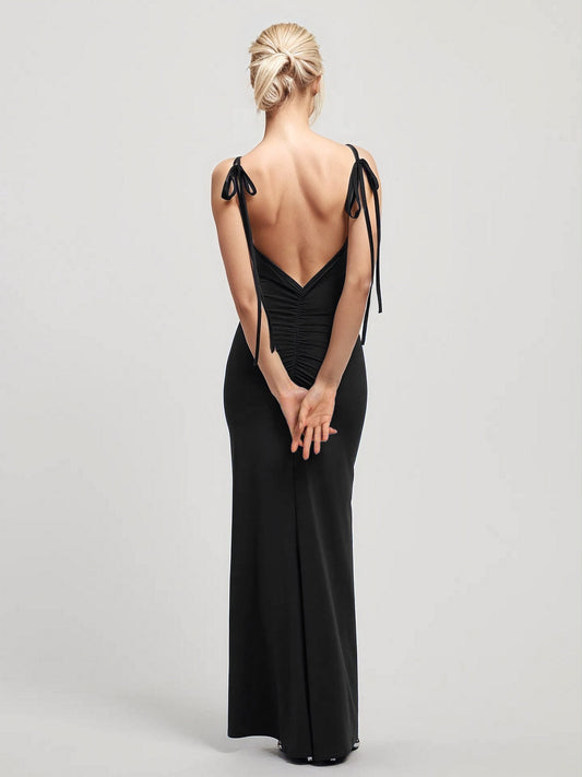 MYWISHBAG - Open Back Bodycon Dress
