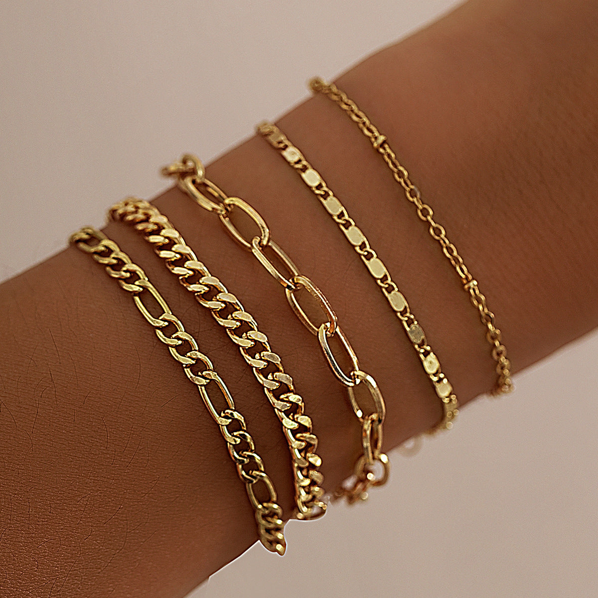 Elevate Your Edge: The Twin Cross Chain Bracelet