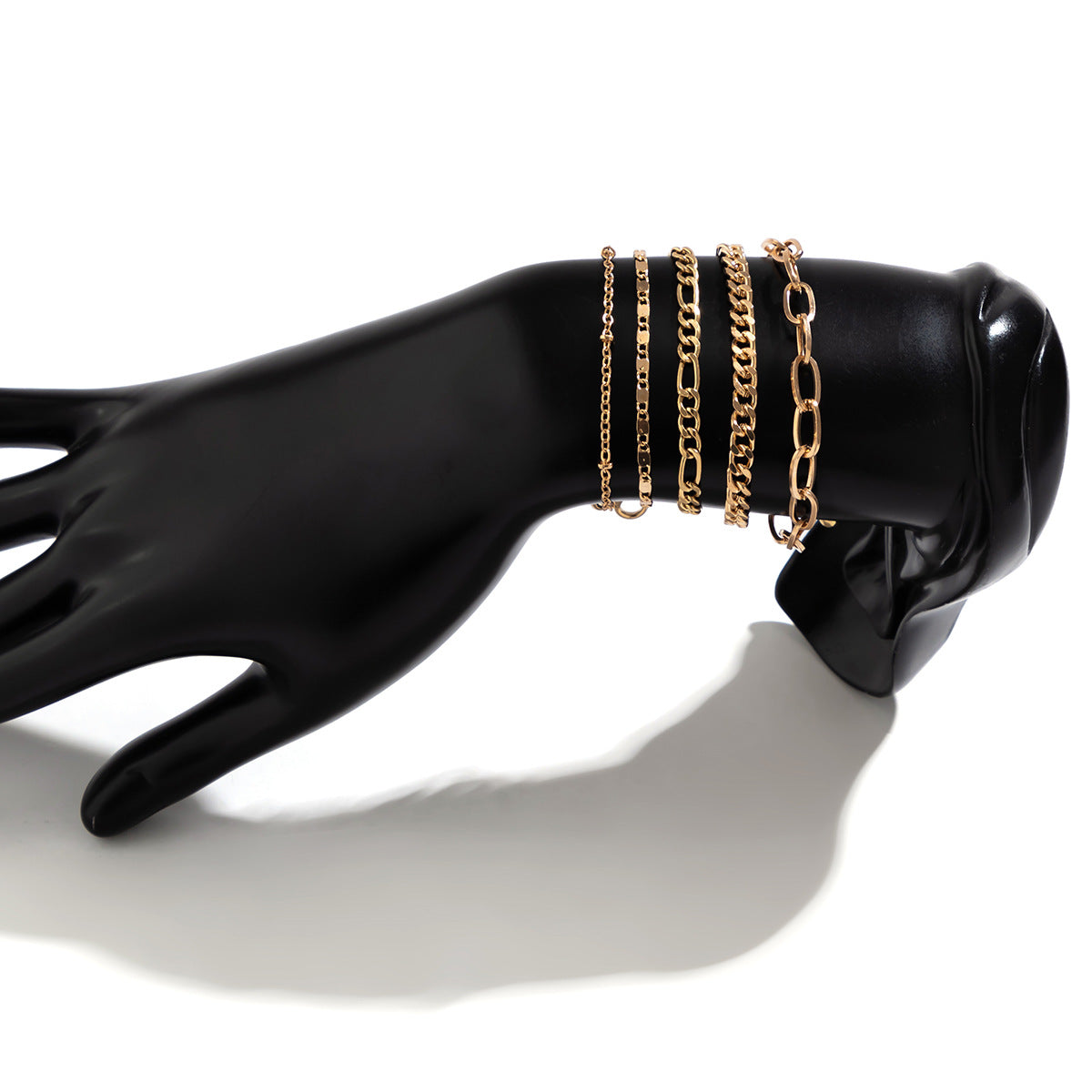 Elevate Your Edge: The Twin Cross Chain Bracelet