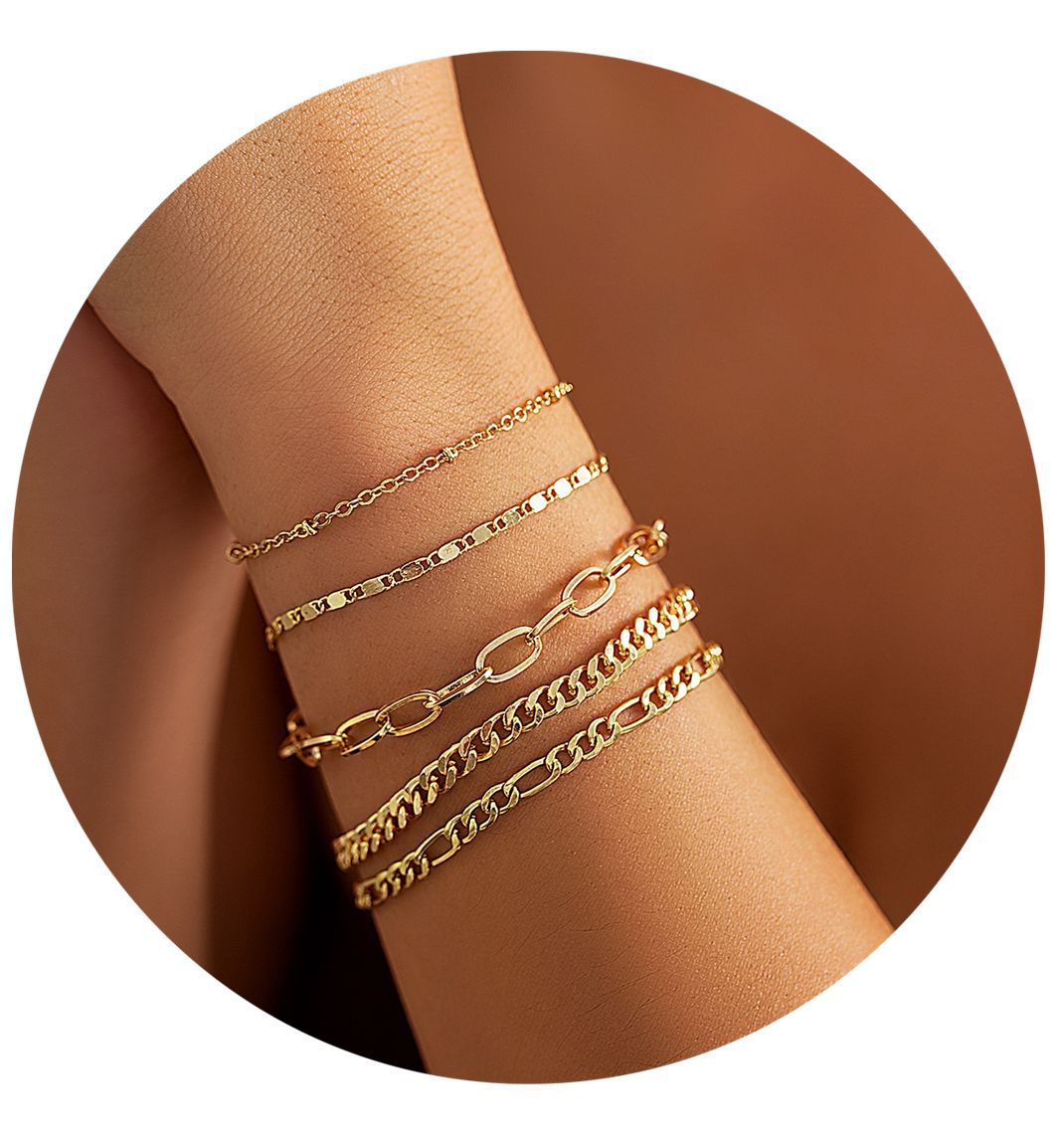 Elevate Your Edge: The Twin Cross Chain Bracelet